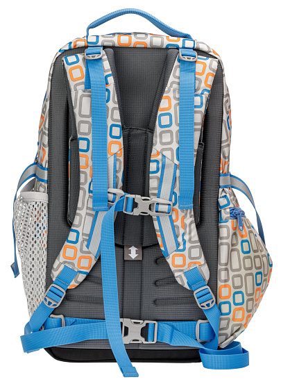 Рюкзак детский Bergans 2GO 32 Grey Square - Фото 4 большая