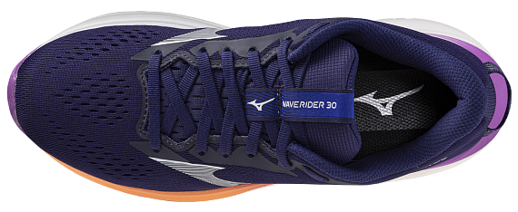 Кроссовки женские Mizuno Wave Rider 30 Rhodonite/White/Firecracker - Фото 5 большая