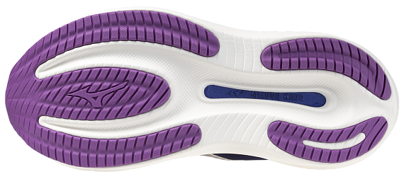Кроссовки женские Mizuno Wave Rider 30 Rhodonite/White/Firecracker - Фото 3 большая
