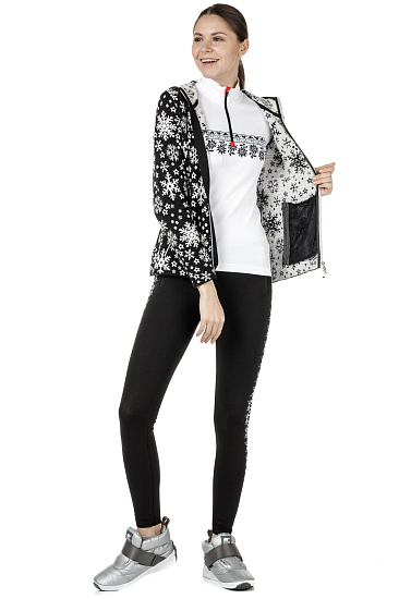 Куртка женская Newland Rose Black/White - Фото 3 большая