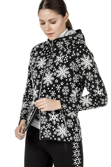 Куртка женская Newland Rose Black/White - Фото 8 большая