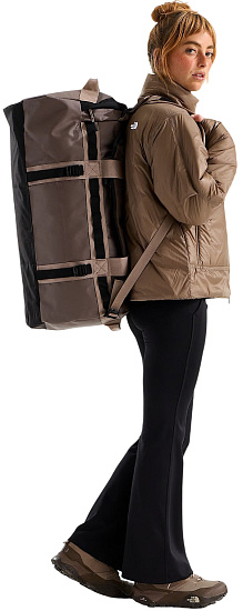 Баул The North Face Base Camp Duffel M Smokey Brown/Tnf Black/ - Фото 5 большая