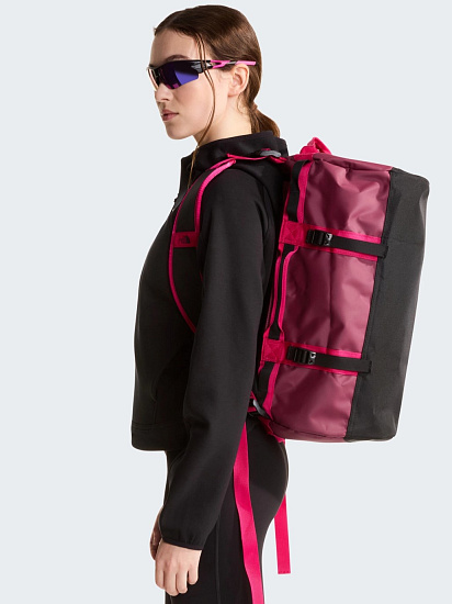 Баул The North Face Base Camp Duffel XS Burgundy Crush/Tnf Blac - Фото 5 большая