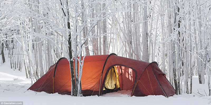 Палатка Nordisk Finnmark 3 Si в реальных условиях Палатка Nordisk Oppland 3 Si в реальных условиях