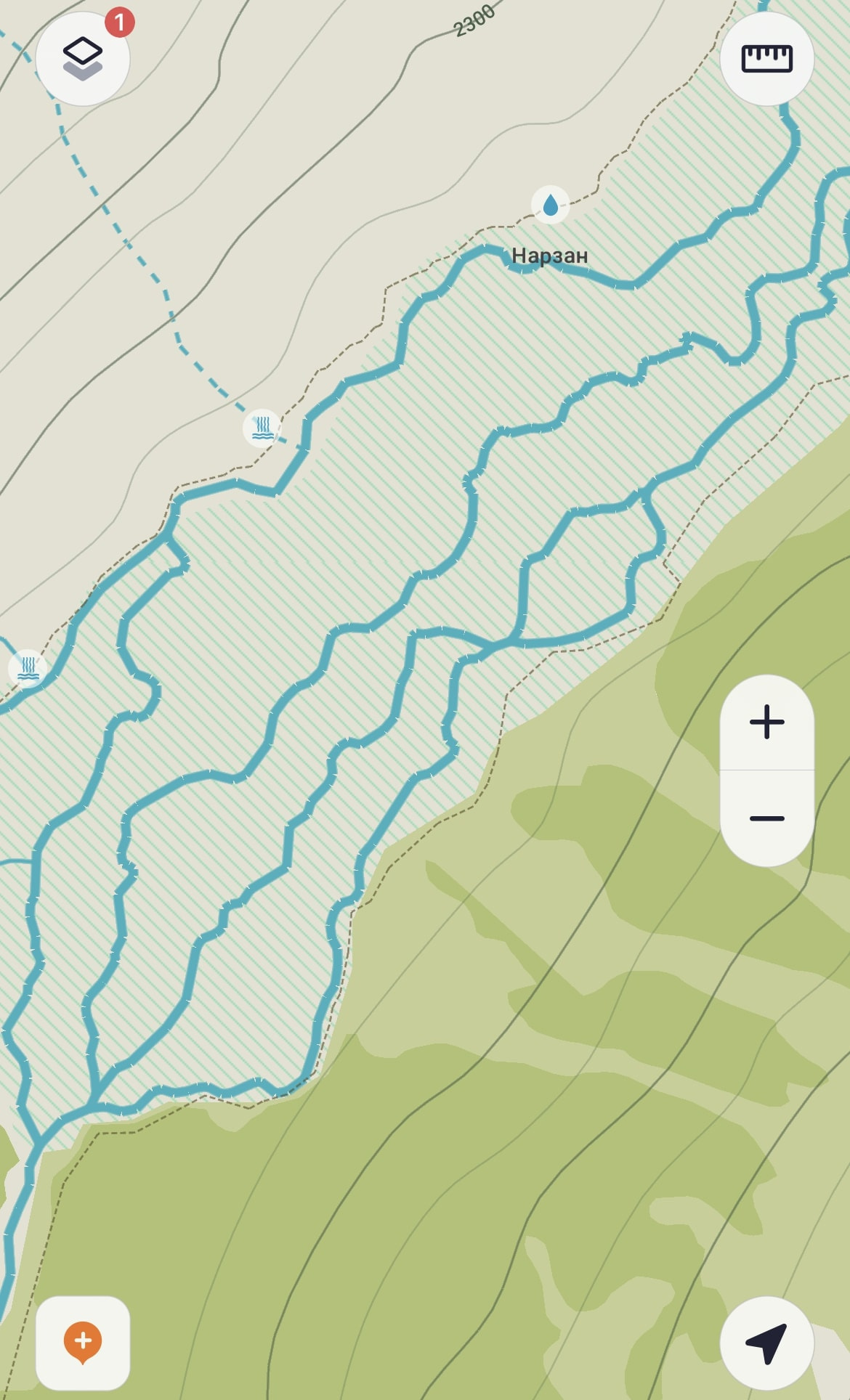 Сравнение карт OSM из maps.me и спутникового снимка карт Apple, более детально передающего конфигурацию речных рукавов и характер растительности