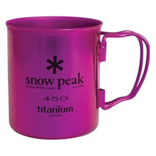 Кружка Snow Peak TITANIUM SINGLE 450 Tropic Purple - Фото 2 большая