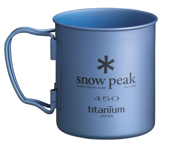 Кружка Snow Peak Titanium Single 450 Blue