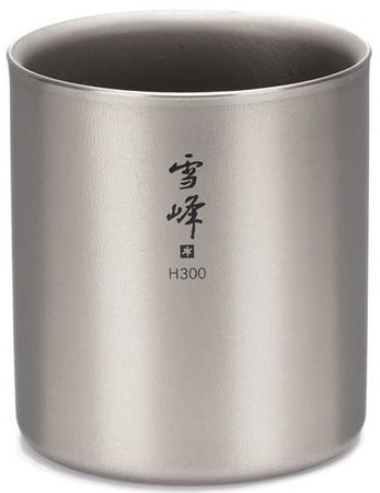 Кружка Snow Peak Ti-Double H300 Stacking Mug - Фото 1 большая