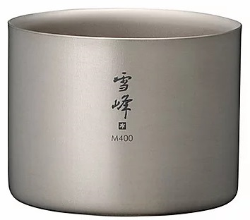 Кружка Snow Peak Ti-Double M400 Stacking Mug - Фото 1 большая
