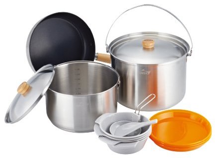 Набор посуды Kovea Deluxe Stainless Cookware XL - Фото 1 большая