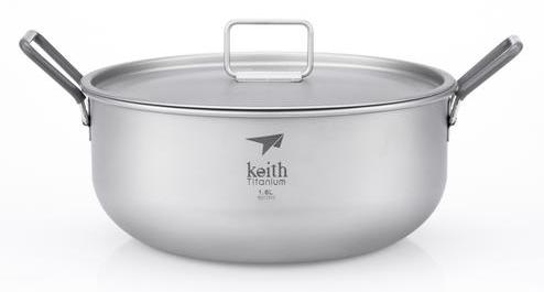 Кастрюля Keith Titanium Casserole 1.8 л - Фото 1 большая
