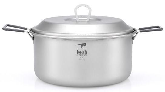 Кастрюля Keith Titanium Casserole 2.5 л - Фото 1 большая