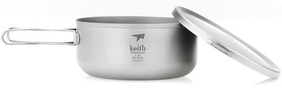 Котелок Keith Titanium 1.2 л - Фото 1 большая