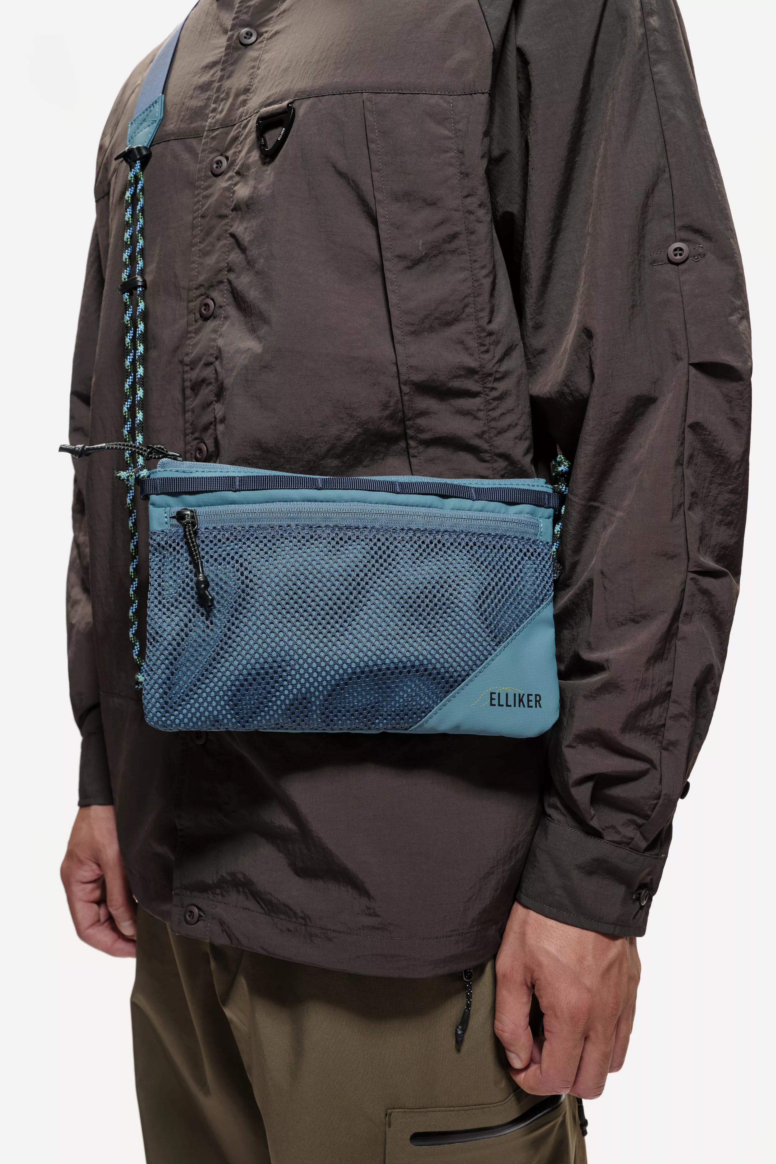 Сумка Elliker Caley Sacoche 1 Steel Blue - Фото 4 малая