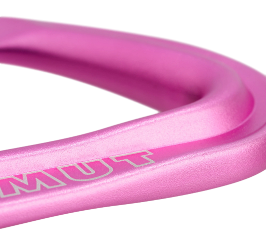 Комплект оттяжек с карабинами Mammut Workhorse Keylock 12см (6шт) Grey/Pink - Фото 3 большая