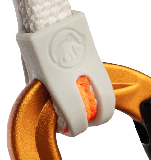 Оттяжка Mammut Sender Keylock Straight/Bent 17см Light Grey/Gold - Фото 3 большая