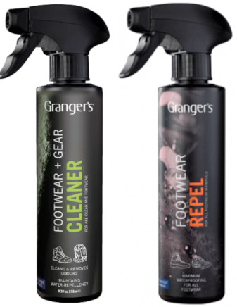 Набор для стирки Grangers Footwear Repel + Gear+Footwear Cleaner 275 мл - Фото 1 большая
