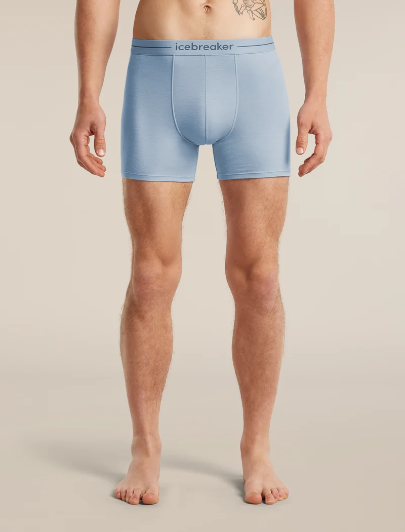 Трусы мужские Icebreaker 150 Anatomica Zinc Blue - Фото 2 малая
