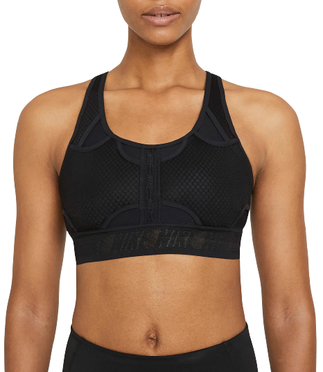 Топ женский Nike Swoosh Ultra Breathe Black/Dark Smoke Grey - Фото 1 большая