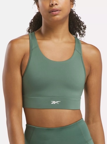 Топ женский Reebok ID Train High Support Bra Escape Green - Фото 2 большая