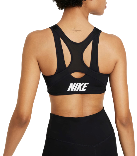 Топ женский Nike Dri-FIT Shape Black/Black/White/White - Фото 3 большая