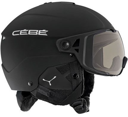 Горнолыжный шлем Cebe Element Visor Matt Black Silver-Variochrom 1-3