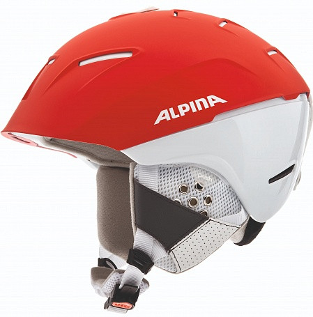 Горнолыжный шлем Alpina Cheos SL Red/White - Фото 1 большая