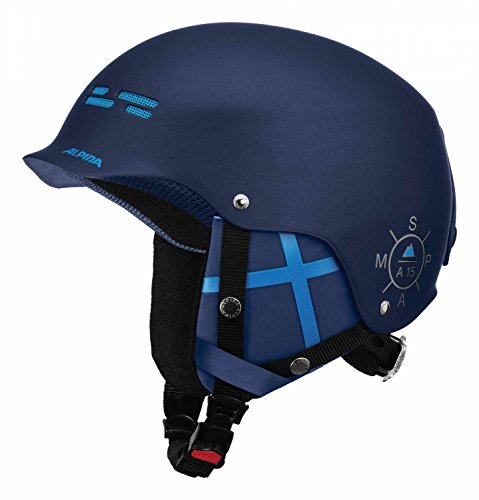 Горнолыжный шлем  Alpina SPAM CAP blue-navy matt - Фото 1 большая