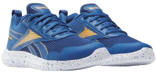Кроссовки детские Reebok Rush Runner 5 Голубой/Оранжевый/Белый - Фото 4 большая