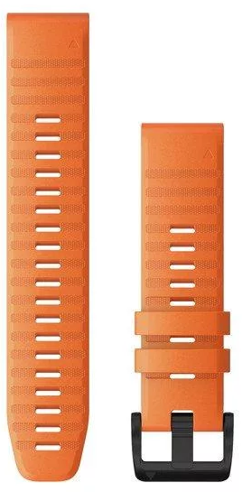 Ремешок для часов Garmin Fenix 6/7 22 мм Ember Orange Silicone - Фото 1 большая