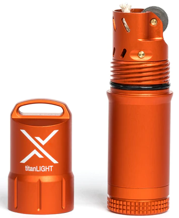Зажигалка Exotac Titanlight Orange - Фото 1 большая