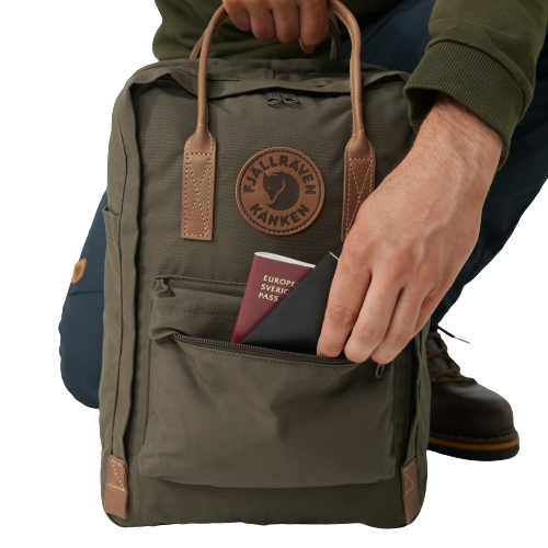Рюкзак Fjallraven Kanken No. 2 Laptop 15" Dark Olive - Фото 13 большая