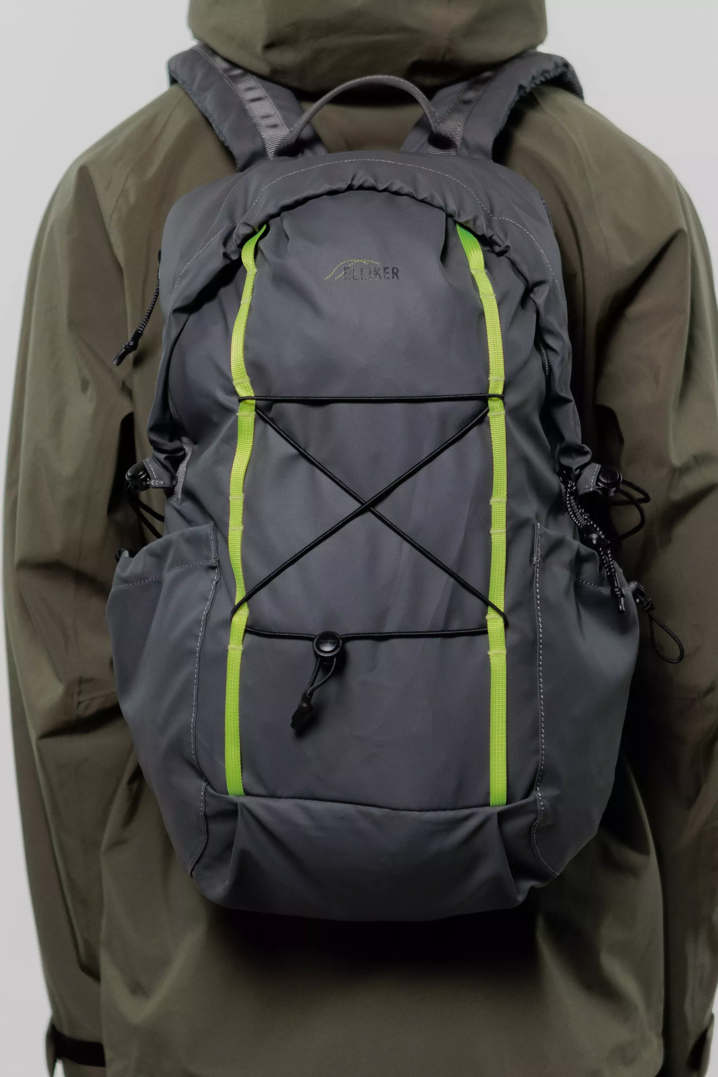 Рюкзак Elliker Kiln Hooded Zip Top 22 Grey Neon - Фото 13 малая