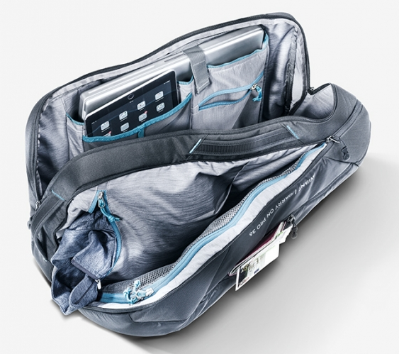 Рюкзак Deuter Aviant Carry On Pro 36 Black - Фото 4 большая