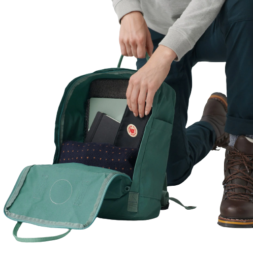 Рюкзак Fjallraven Kanken Light Oak - Фото 10 большая