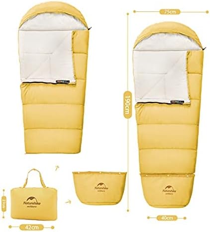 Спальный мешок детский Naturehike C180 Yellow - Фото 6 большая