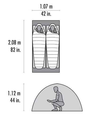 Палатка MSR Advance Pro 2 Orange - Фото 2 большая