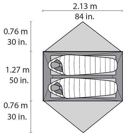 Палатка MSR Elixir 2 Green - Фото 5 большая