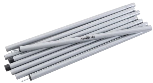 Стойки для тента Naturehike 220 Steel Canopy Poles Silver - Фото 1 большая