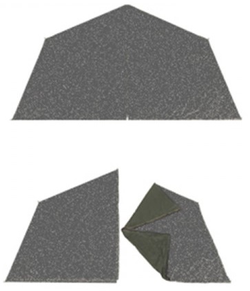 Пол для палатки Tentipi Fleece floor 9, half - Фото 3 большая