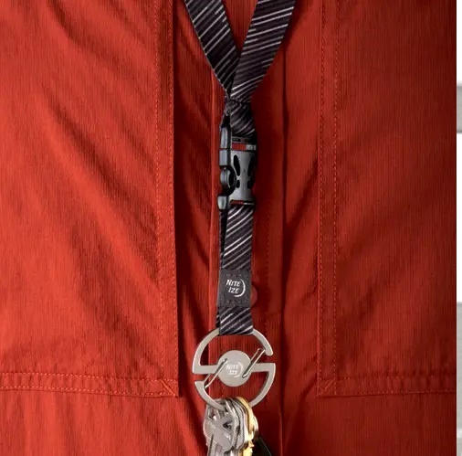 Брелок Nite Ize Medallion Key Lanyard Cтальной - Фото 6 большая