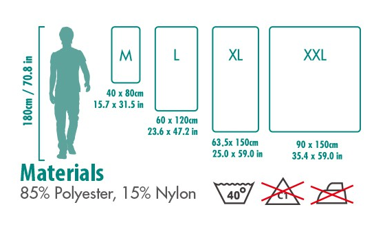 Полотенце N-rit Ultra Dry Towel XL 63.5x150 Green - Фото 4 большая