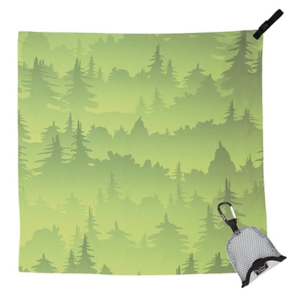 Полотенце PackTowl Nano Green Trees - Фото 1 большая