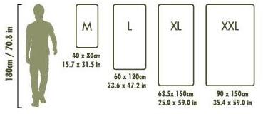 Полотенце N-rit I-Tech Towel XXL 90х150 Blue - Фото 4 большая