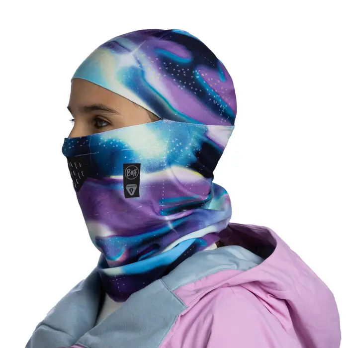Балаклава детская Buff Thermonet Hinged Semva Violet - Фото 3 большая