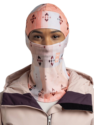 Балаклава Buff Thermonet Hinged Atnet Rose Pink - Фото 2 большая