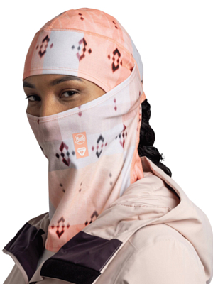 Балаклава Buff Thermonet Hinged Atnet Rose Pink - Фото 3 большая