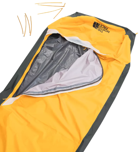 Бивуачный мешок The North Face Assault Futurelight Bivy Summit Gold/Tin Grey - Фото 4 большая