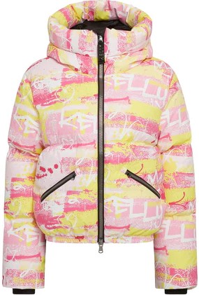 Куртка женская Kelly Donna Graffiti Жёлтый/Розовый - Фото 1 большая