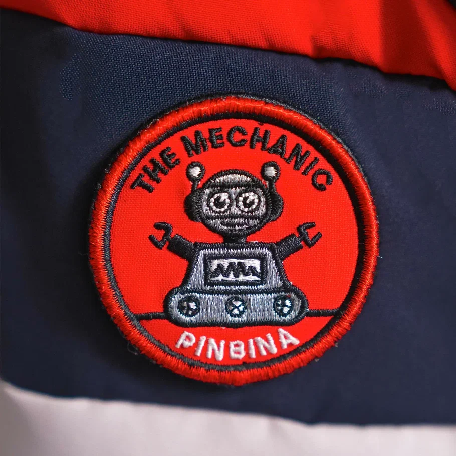 Куртка детская PinBina W-BB-J-01-12MM0039 Red/Dark Navy/Beige - Фото 4 большая